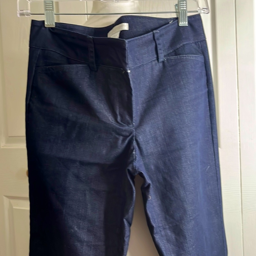 Soft blue denim trouser